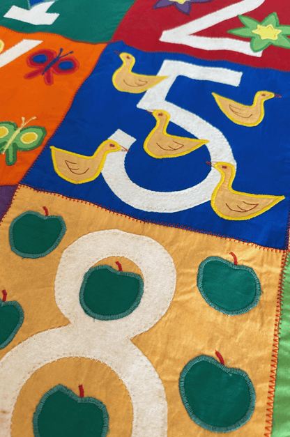 Number Patchwork Wall Hanging