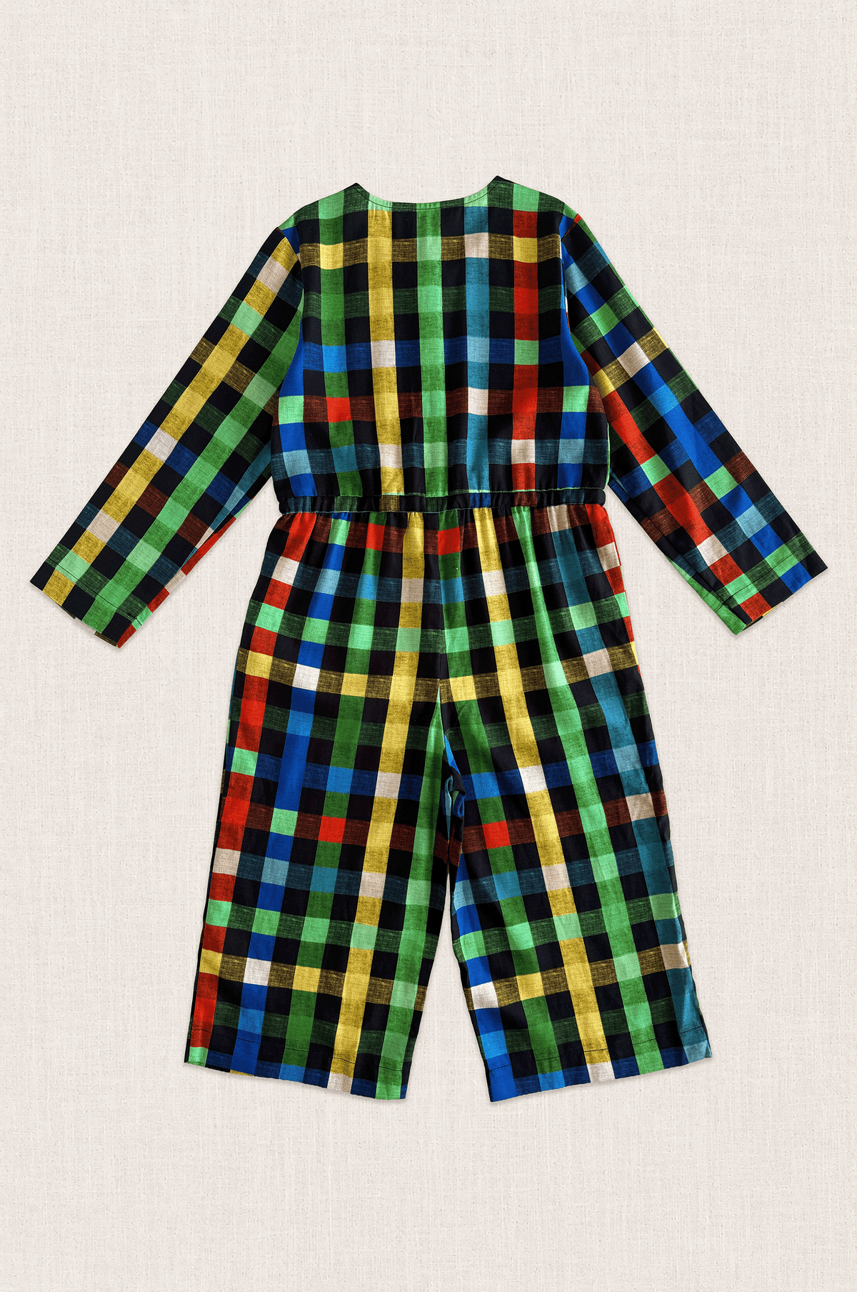 Multicolour Check Playsuit