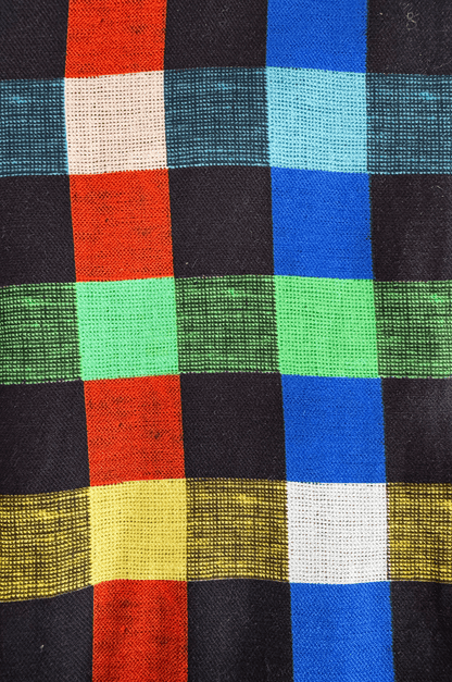 Multicolour Check Playsuit