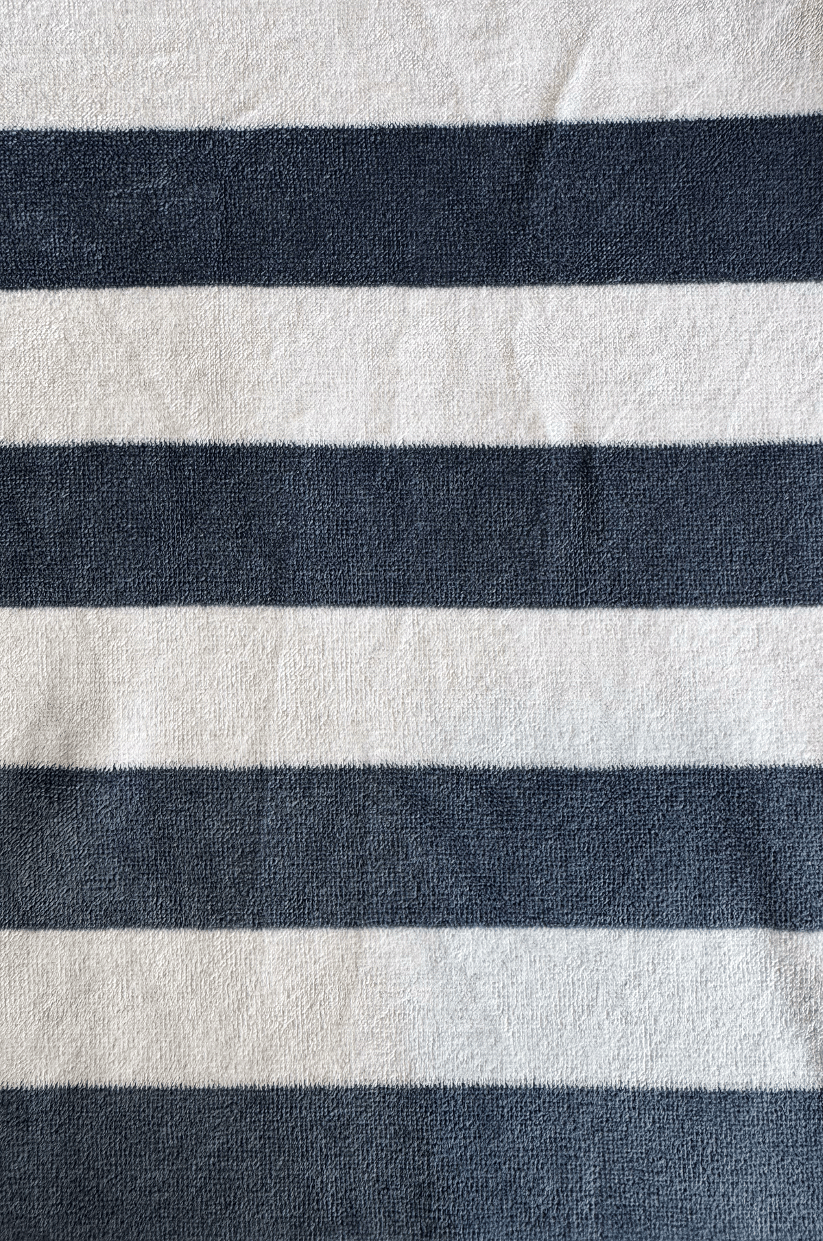 Stripe Velour Long Sleeve Top