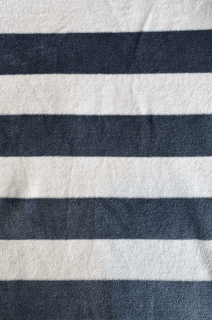 Stripe Velour Long Sleeve Top