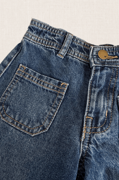 Wide Leg Pocket Jeans