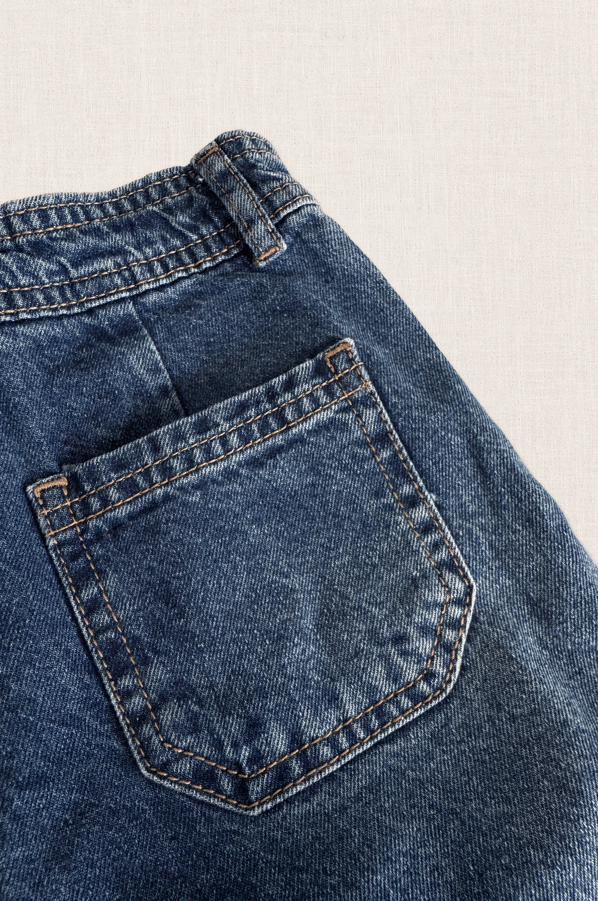Wide Leg Pocket Jeans