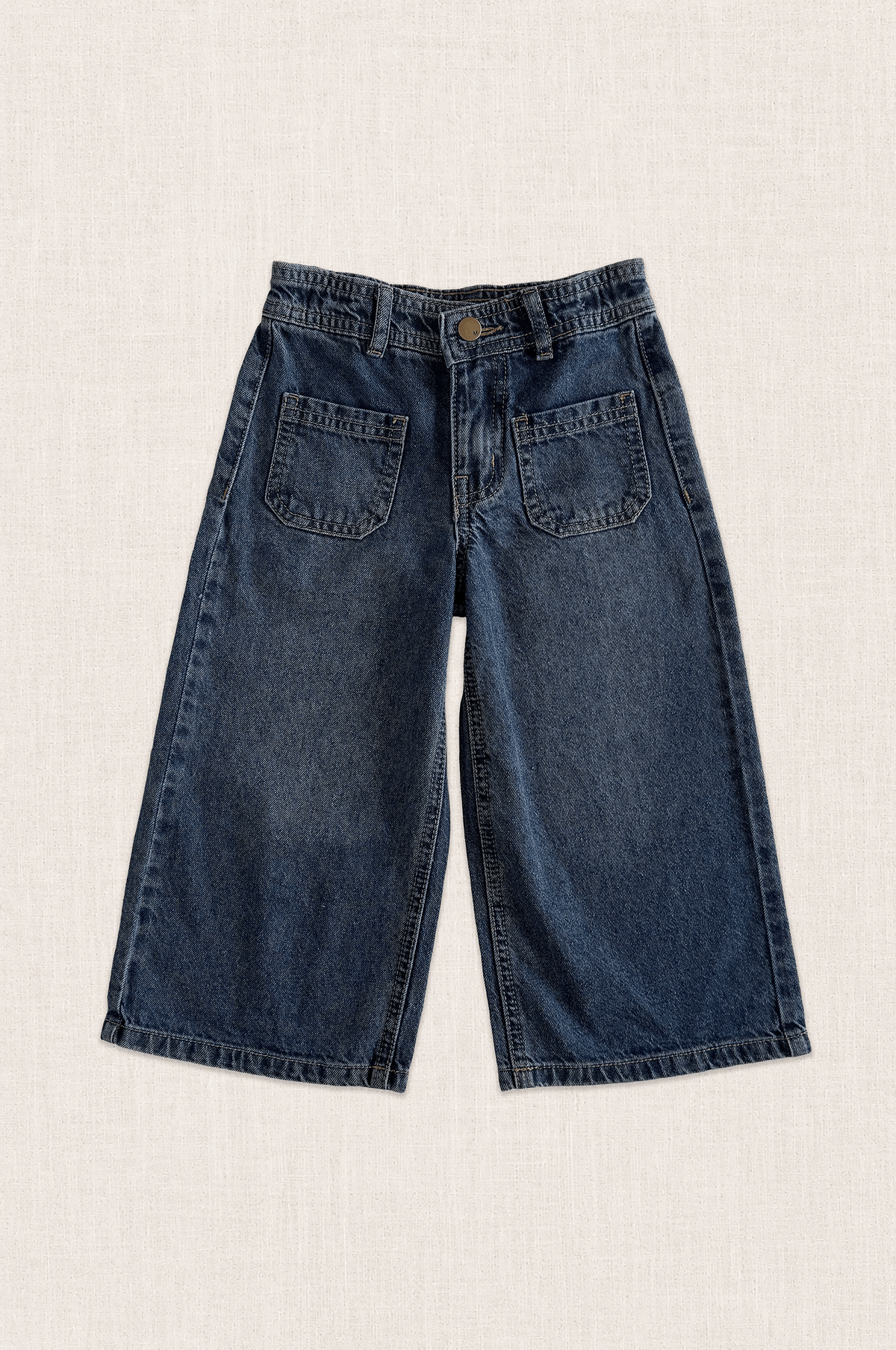 Wide Leg Pocket Jeans