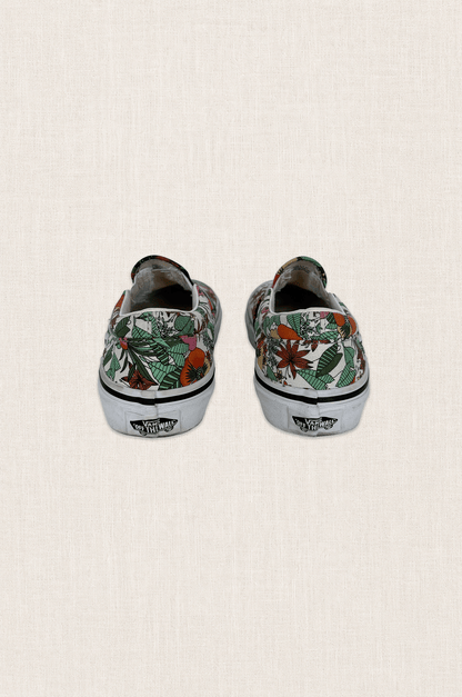 Floral Slip On Sneakers